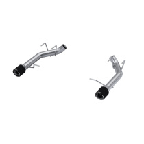 2011-2014 Ford Mustang GT 5.0L T304 SS 3'' Dual Axle-Back Sportavgassystem Med Kolfiberutblås (Race Version) MBRP